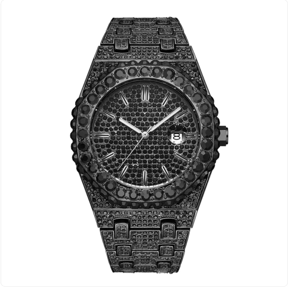 Men's Starry Diamond Quartz Watch